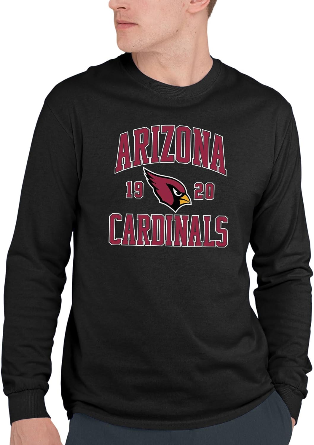 Hybrid Sports NFL - Established - Officially Licensed Adult Long Sleeve Fan Tee for Men & Women