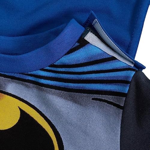 BATMAN Kids Novelty Pyjamas With Cape, Dress Up Costume, Ages 2 to 8 Years Old (5-6 Years) Grey - Image 4