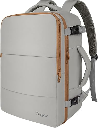 Miniatura 25 de Taygeer Mochila de Equipaje de Mano, Mochila de Viaje de 35 Litros para Mujeres Aprobada por Aerolíneas, Bonita Bolsa de Viaje para Artículos