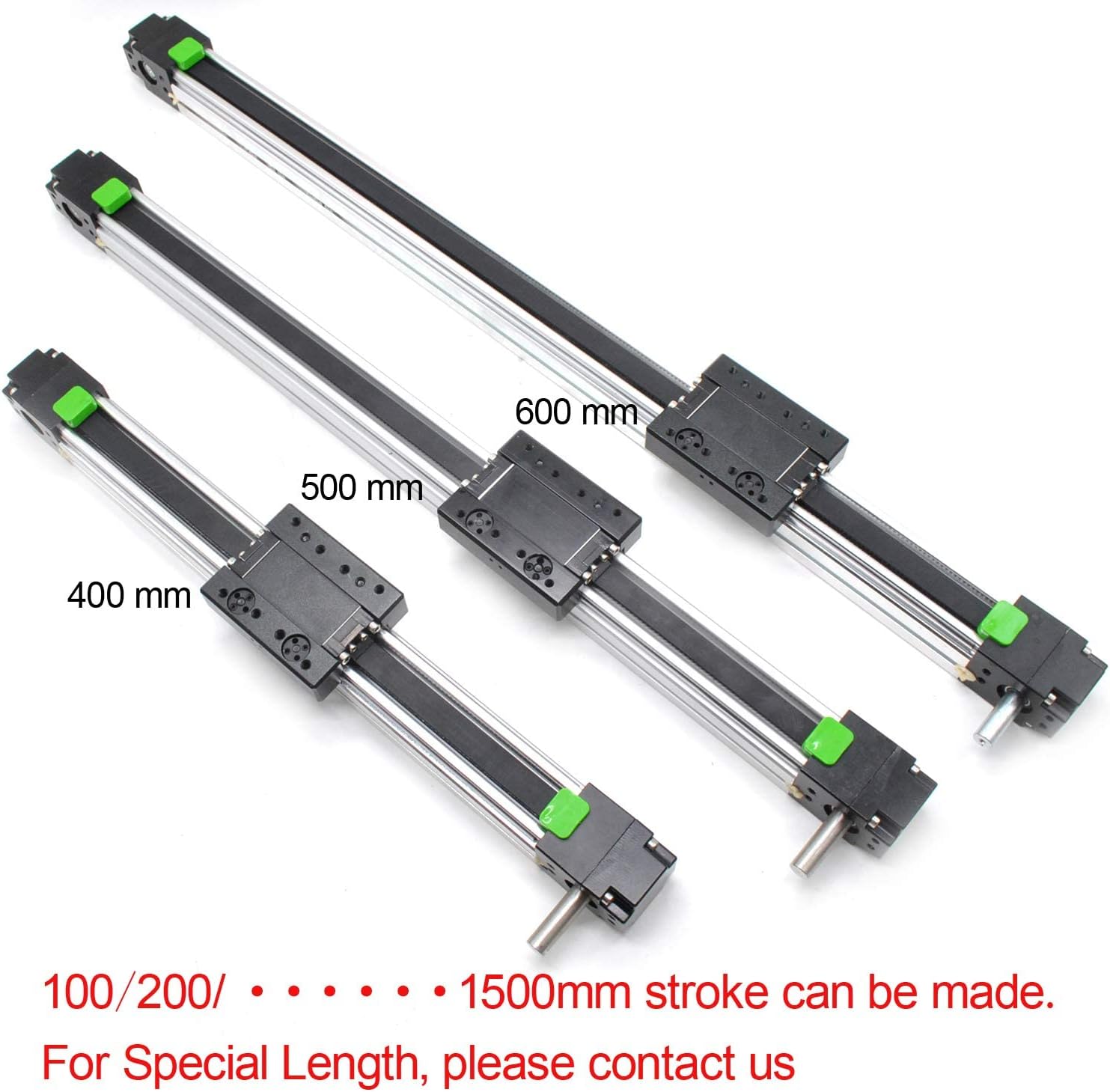 OITTo High Speed 300 MM 12 INCH Stroke Belt Drive Linear Guide Rail Motion Slide Actuator Module for CNC Linear Position Kit