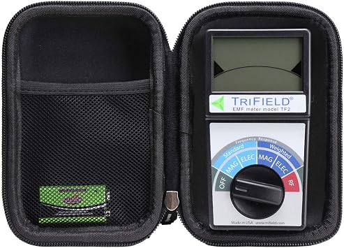 Aproca Case Compatible with TriField EMF Meter Model TF2, Portable Storage Bag for Accessories Case Only