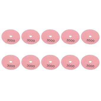 KTM Healthcare Polishing Backer, Polishing Pads Wear Resistant Rustproof Compact for Polishing Granite for Ceramic Tile for Concrete for Marble