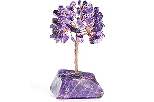 Amethyst Crystal Tree of Life, Desk Decoration For A Pleasant Aura.