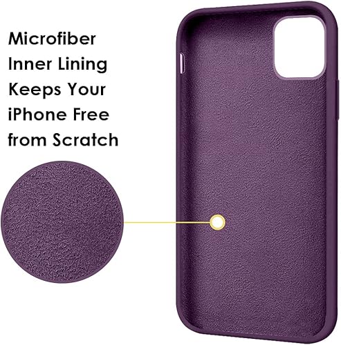 Miniatura 3 de MOCCA - Funda protectora con soporte de anillo, antiarañazos, con forro de microfibra suave, de silicona, de cuerpo completo y a prueba de golpes