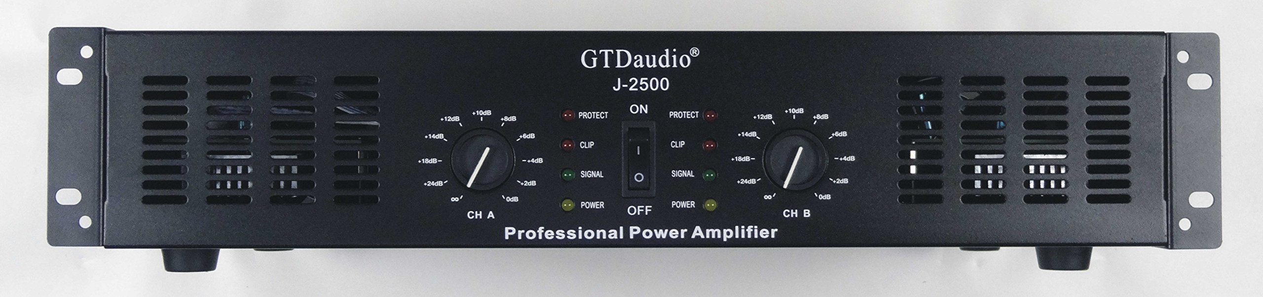 Buy GTD Audio 2 Channel 2500 Watts 2U Stereo Professional Power