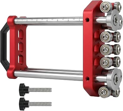Sheet Metal Roller & Bender - 2-Station Hand-Operated Tool, 0-100 Adjustable Bending Range for Metal Roofing, HVAC, Fabrication, 7in Capacity, Lightweight Portable All-Metal Design