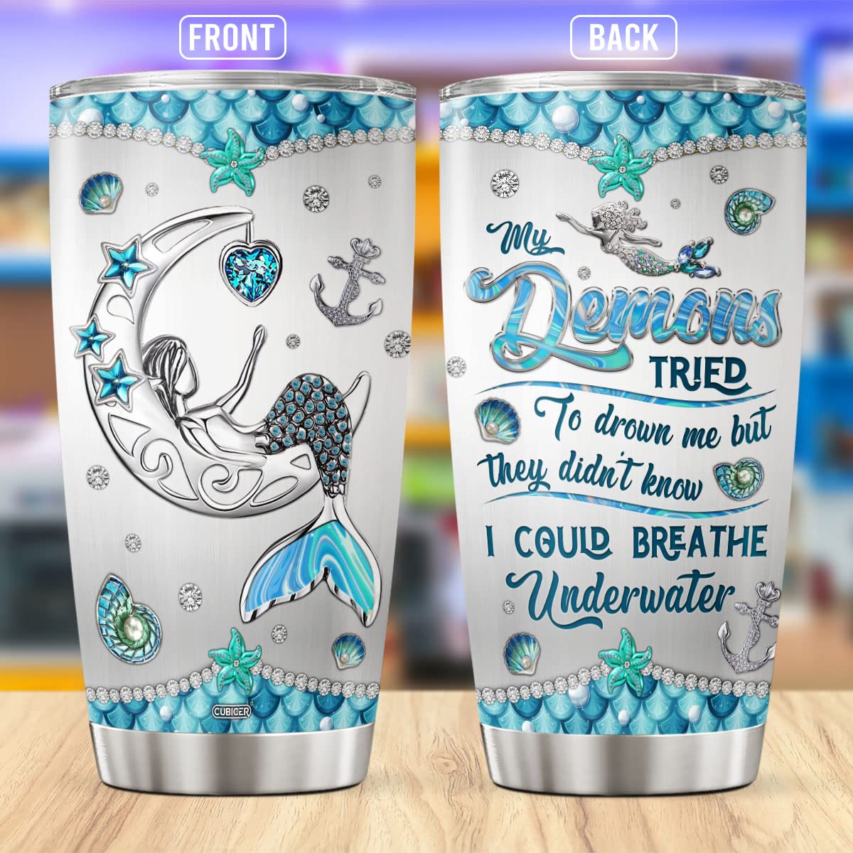 CUBICER Gobelets En Acier Inoxydable En Forme De Vache De 591 Ml Pour