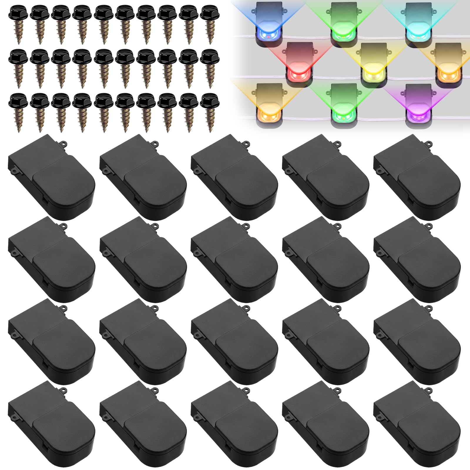 Beeveer 70 Set Light Clips Compatible with Govee H706 H806 Pro Light