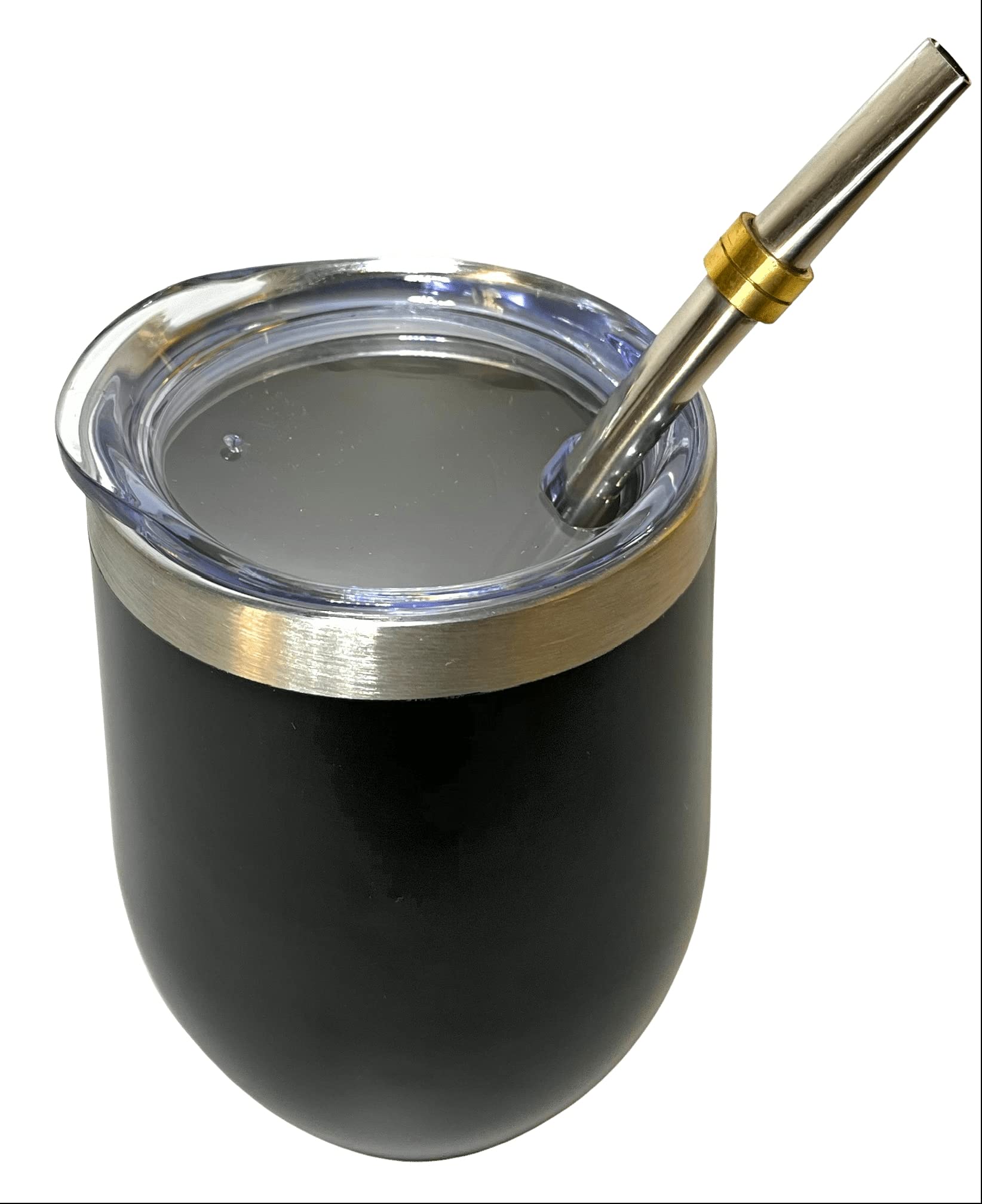 Kit Maté Complet - Calebasse Isotherme 350ml + Bombilla En Inox + Brosse De Nettoyage - Pour Yerba Maté Ou Thé - 6