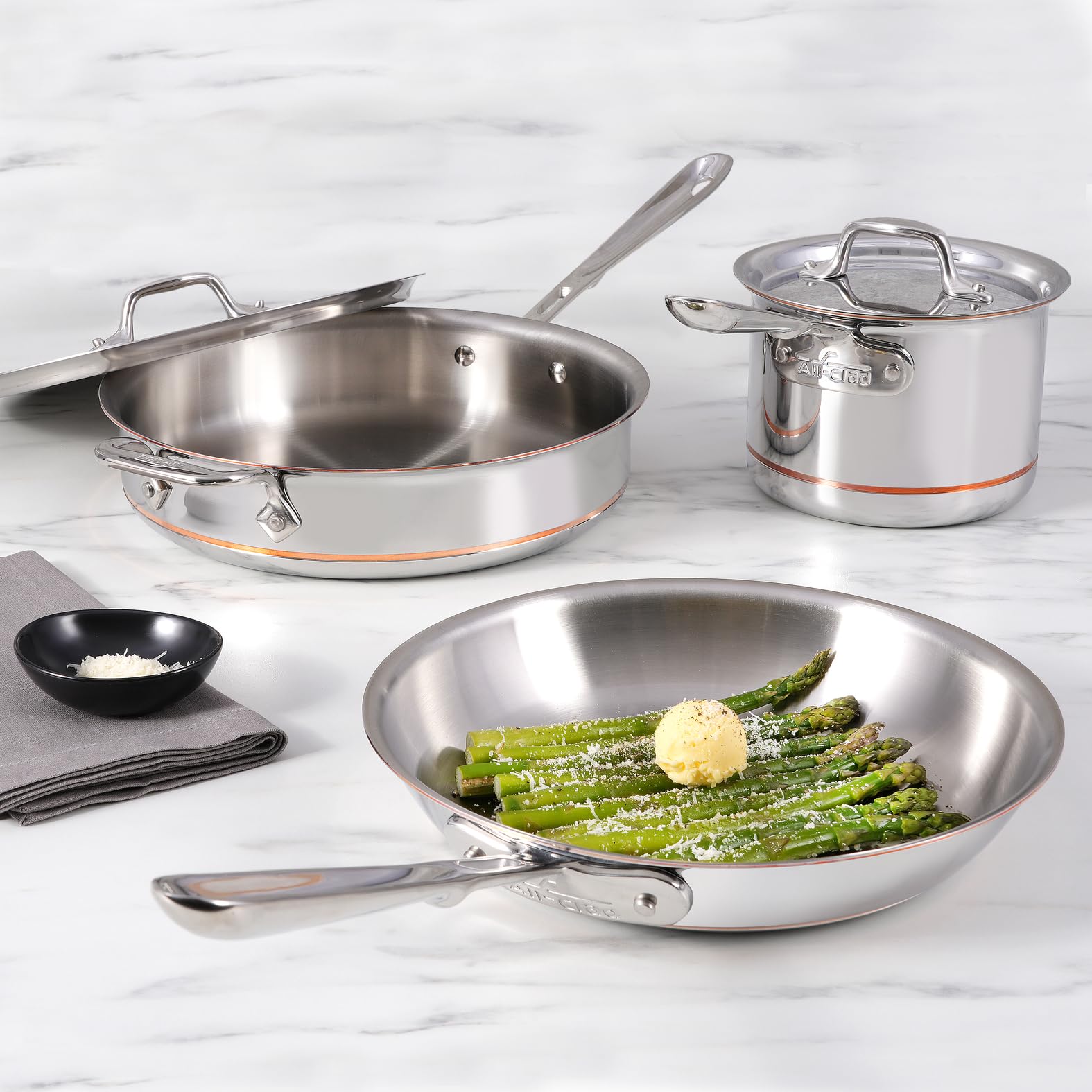 Amazon.com: All-Clad Copper Core 5-Ply Stainless Steel Cookware