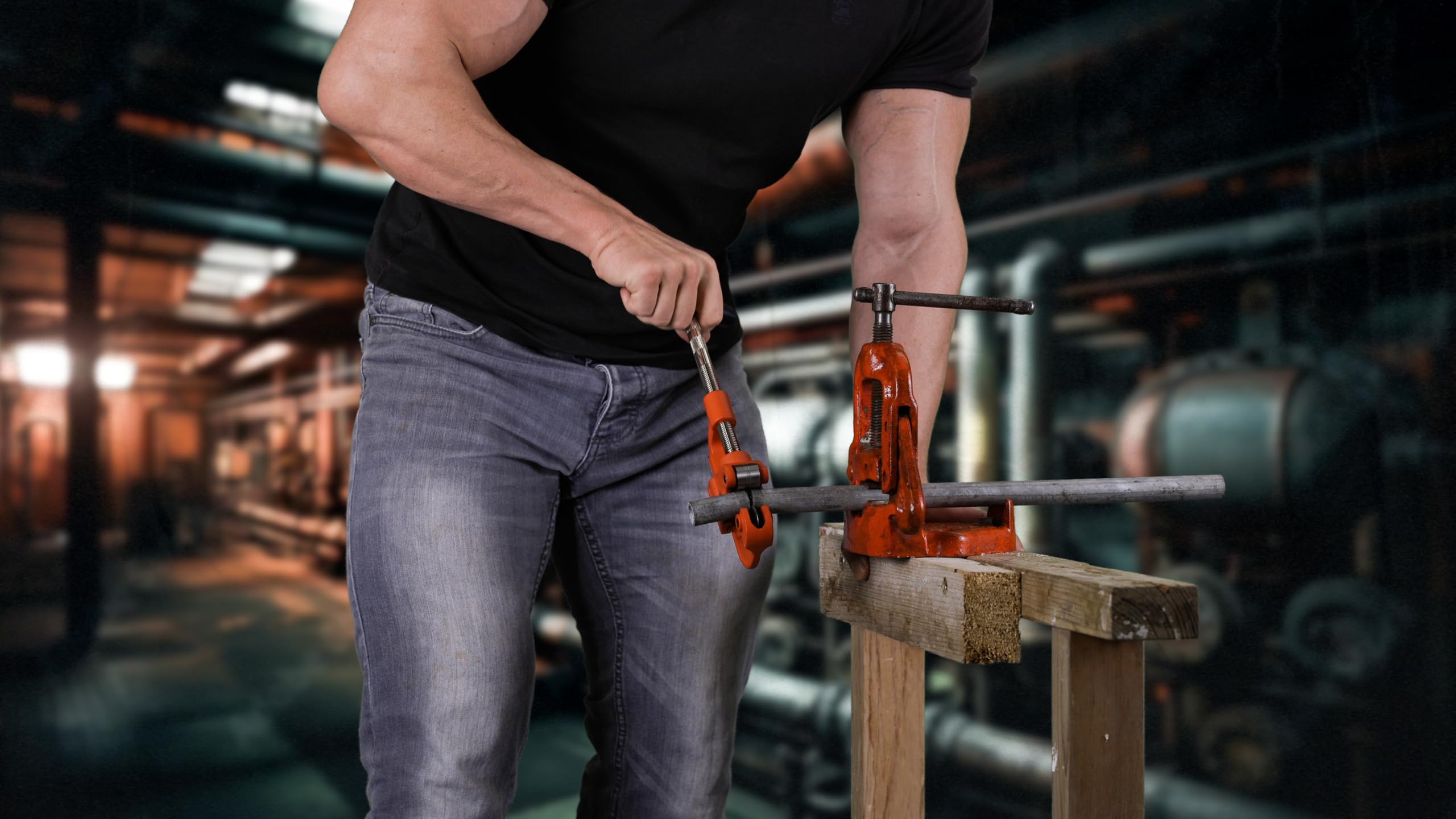 Rothenberger Rotrac 42 Pipe Cutter - Cuts 6-42mm Diameter Pipes