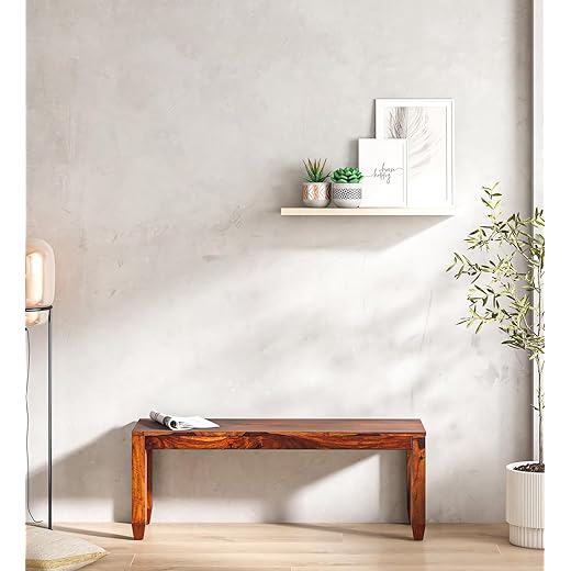 Furnelift Solid Sheesham Wood Bench - 3 Seater