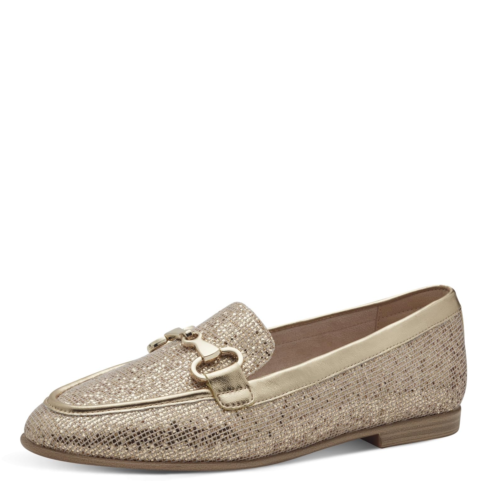 Tamaris Slipper 1-24240-42 Wide, Lt Gold Glam, 4 UK