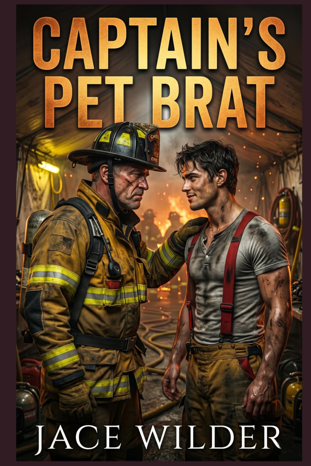 Captain's Pet Brat: A Steamy MM Firefighter Romance