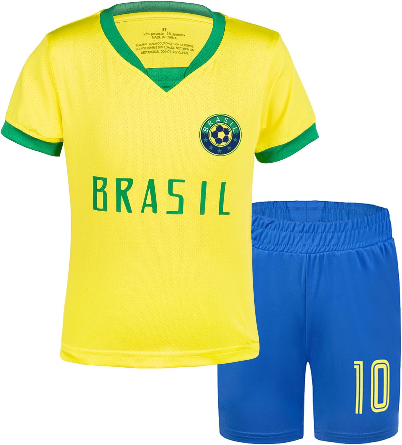 Youth Soccer Jersey Boys Girls- Breathable Lightweight Football Training Shirt for Kids (Infant-Youth Sizes)