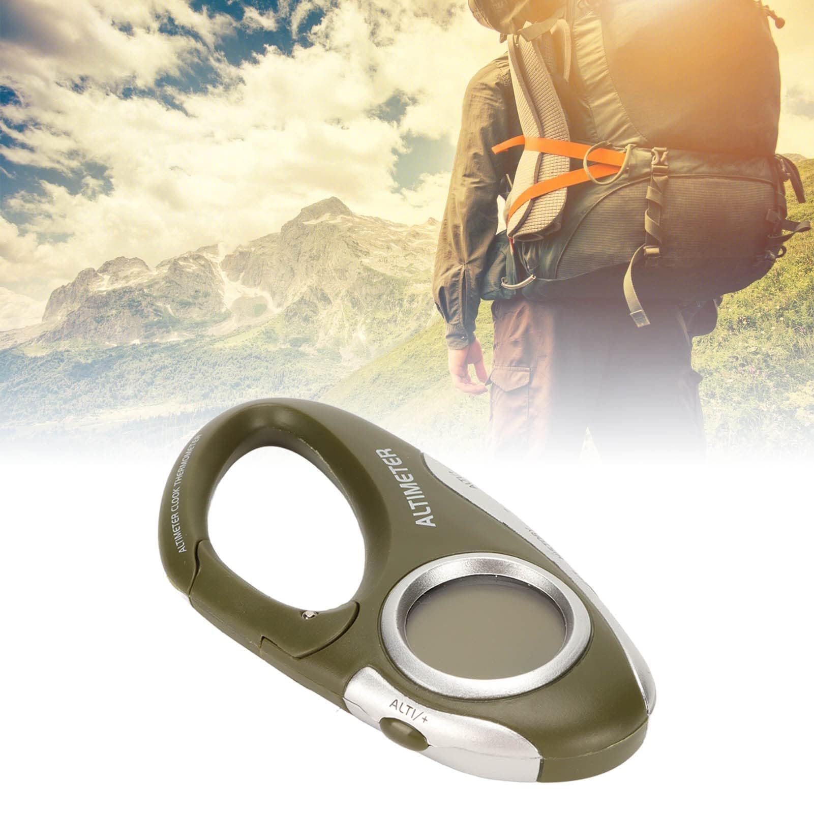 Altimètre Numérique avec Rétroéclairage, Baromètre Multifonctionnel, Altimètre, Thermomètre, Moniteur D'altitude Métrique pour l'escalade, Le Camping, Les Sports De Plein Air