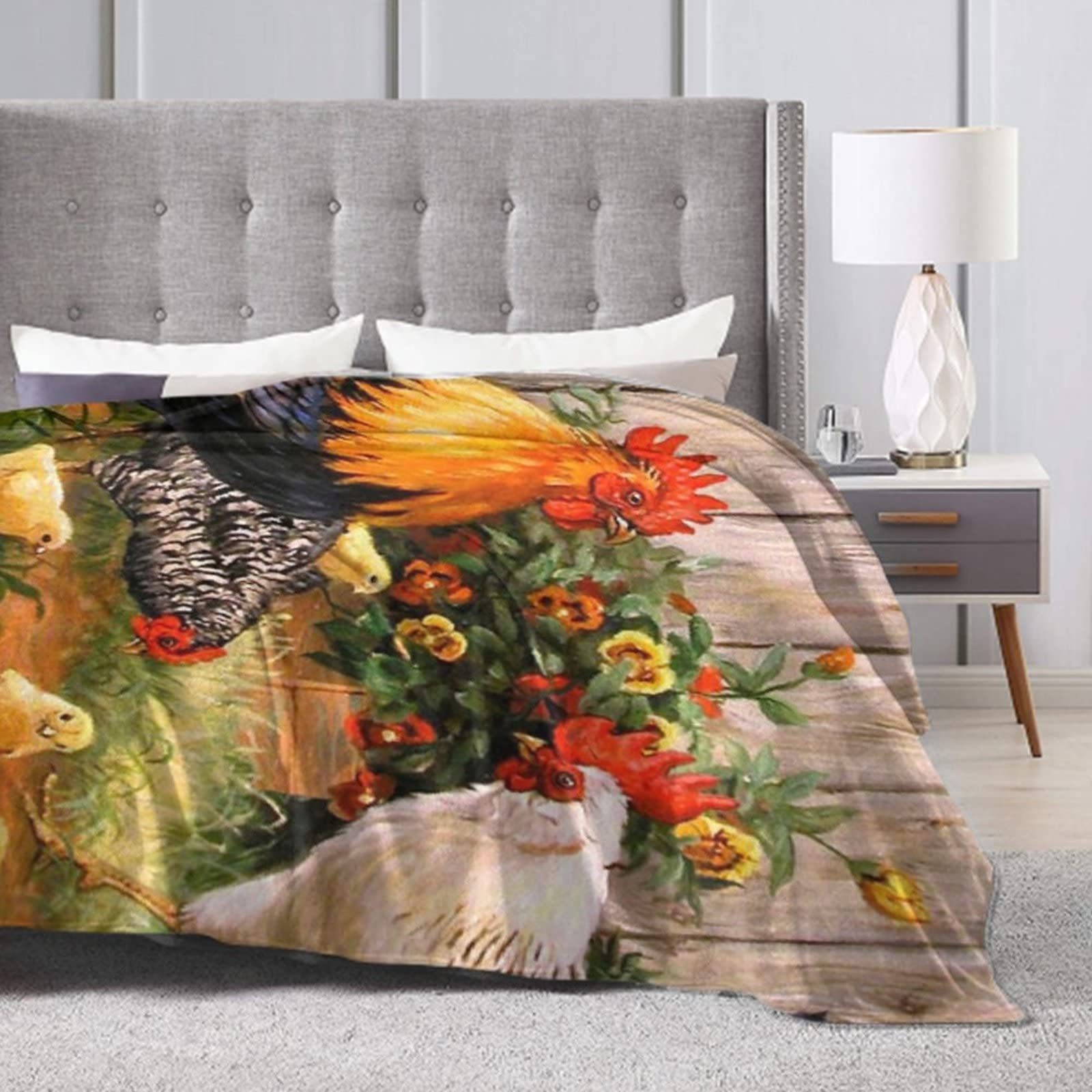 Coperta A Forma Di Gallina, Morbida, Calda, Accogliente, Con