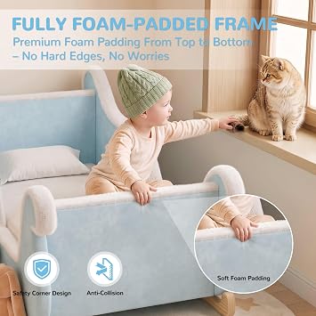 DoCred Toddler Bed - Toddler Floor Bed Frame