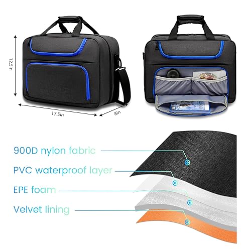 Miniatura 2 de AULYAH Carrying Case Traveling Travel Bag for Playstation 5 Controller Console Accessories PS5