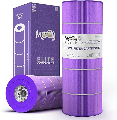 MOAJ Filtro Elite para piscina que reemplaza a Jandy CS150, PJANCS150, PWWCT150, Hayward CCX1500RE, CC1500E, PCCF150, 817-0150, ProClean 150  23 14