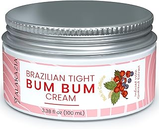 Brazilian Bum Bum Cream, BumBum Cream, Cellulite Cream for Thighs and Butt Fast, Anti Cellulite Cream, Inner Thigh Firming Cream, Brazilian Bum Bum Body Cream, 100ml by Alakazia