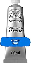 Winsor & Newton acrílico profesional Artist's - tubo de pintura acrílica de 60ml, color azul cobalto