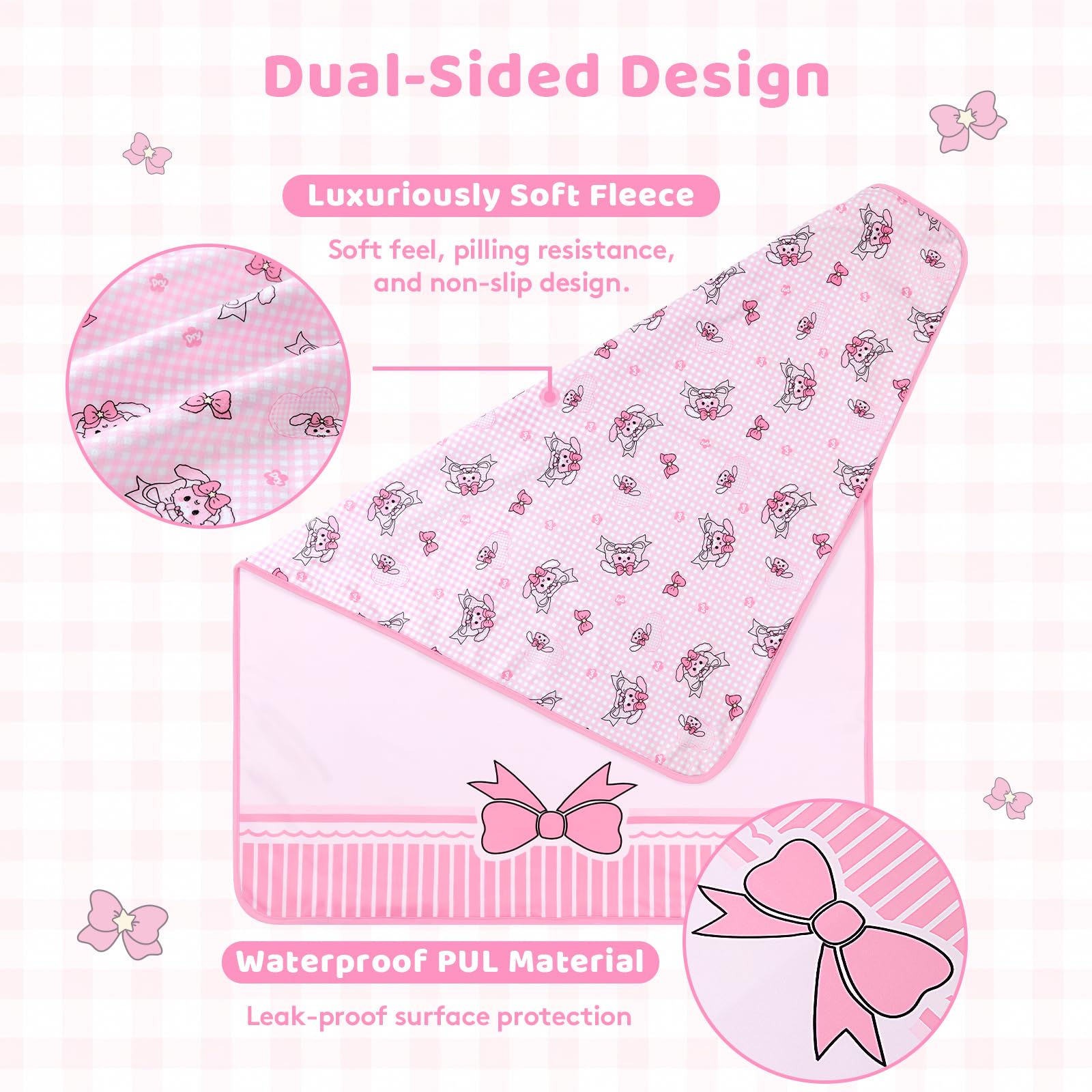 LittleForBig Pañales reutilizables para bebés Usagi lavables sedosos para adultos