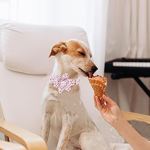 Miniatura 94 de Lionheart glory Collar de perro con bandera estadounidense, collar de flores para perro del 4 de julio, resistente y ajustable, collar patriótico