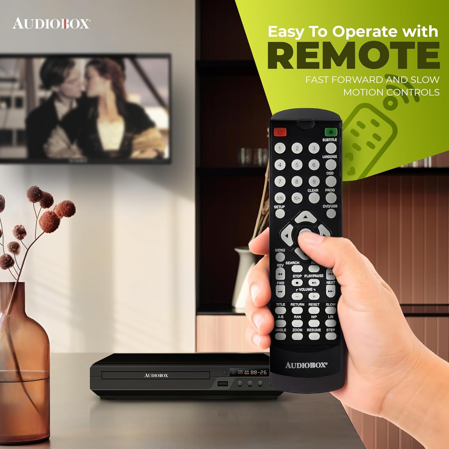 MP-200 DVD Player: DIVX, DVD, MP3 Playback, Multi-Format Support, HDMI Output, Remote Control Included!