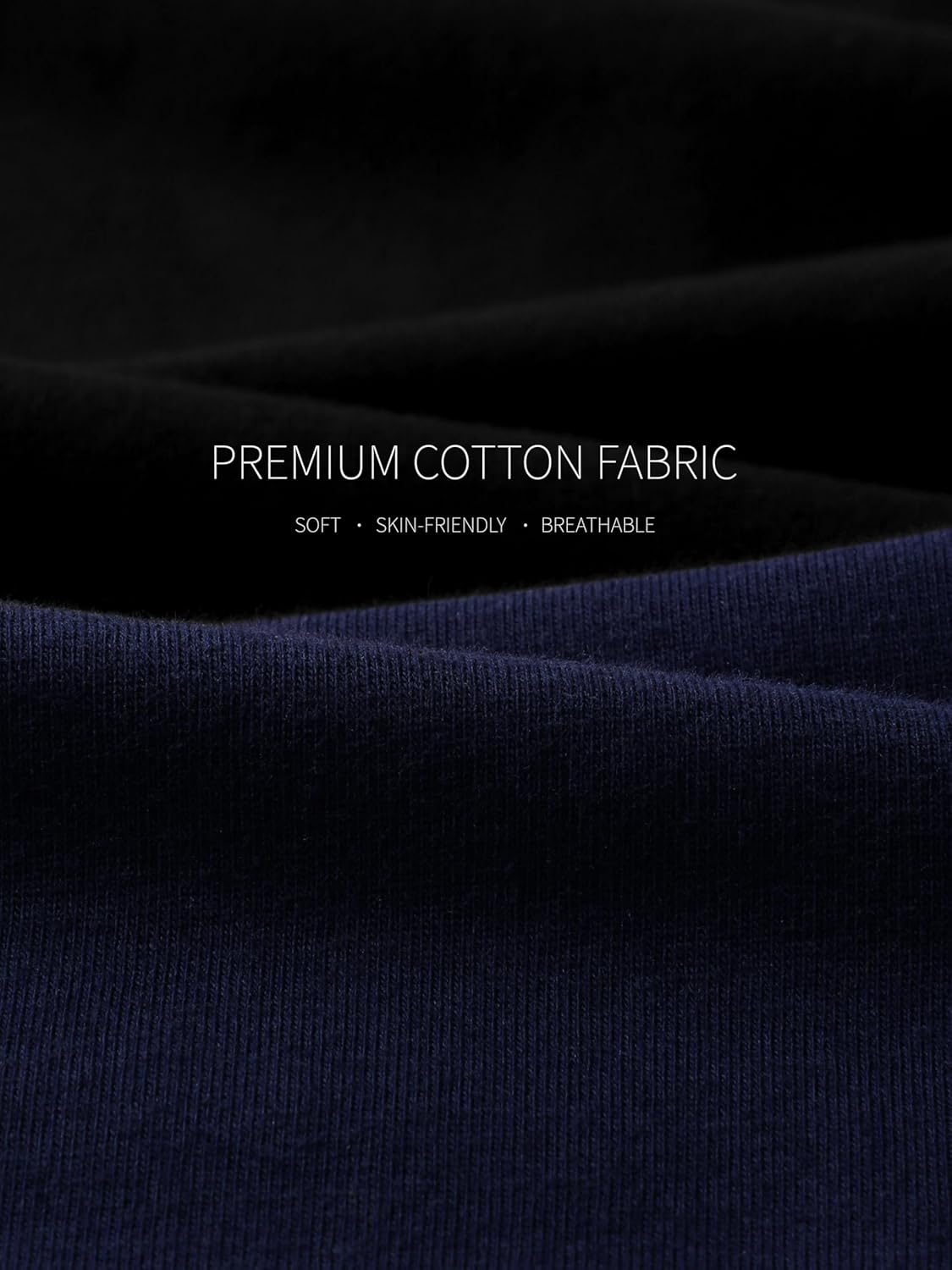 5 Pack Boys Long Sleeve Shirts Cotton T-Shirts Youth Boys Long Sleeve Shirts Multipack Basic Tees Tagless - Image 2