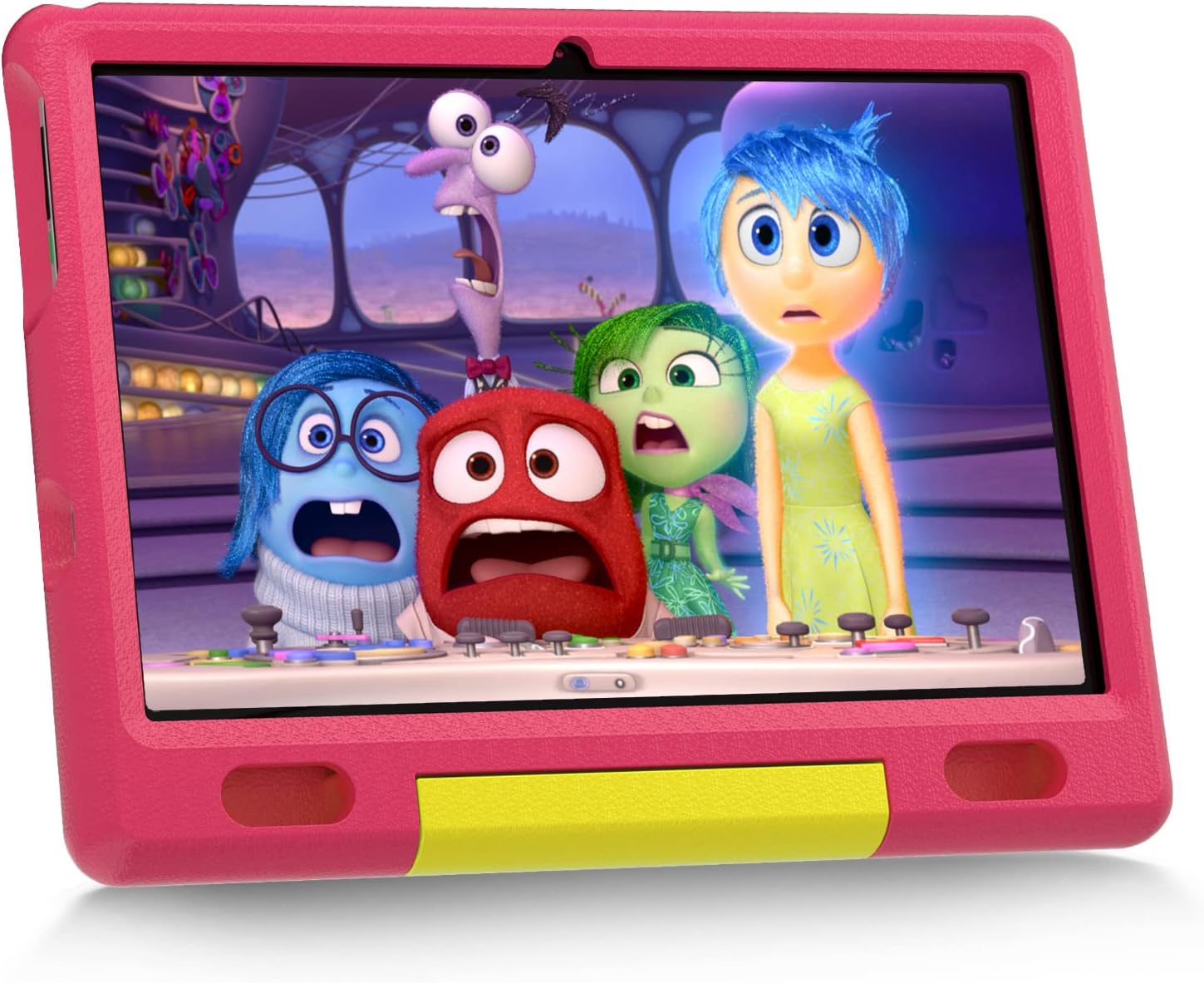 Cheerjoy Kids Tablet 10 inch Tablet for Kids, Android 13 Tablet with Parent Control, 6(2+4) GB+64GB, 5000mAh, WiFi Bluetooth Tablet with Shock-Proof Case (Pink)