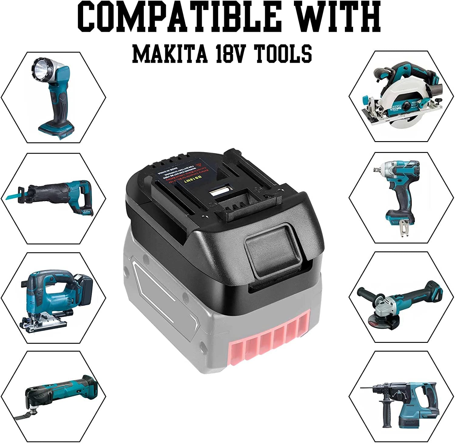 MT18BS Adapter Makita Zu Bosch 18V - Akku Konverter Für Elektrowerkzeuge