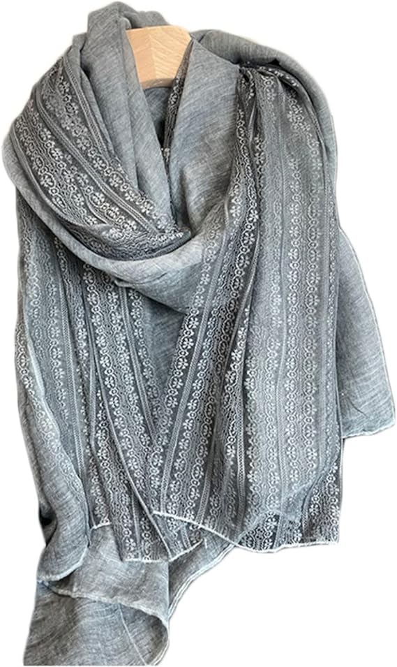 Amazon スカーフ レディース ネッカチーフ ストール 春 夏 大判 マフラー グレー 羽織 花柄 ショール 巻物 肩掛け 100 0cm オシャレ 大人 可愛い 母の日 プレゼント ギフト ファッション Uvカート 日焼け防止 冷房対策 紫外線対策 シンプル 薄手 誕生日 旅行