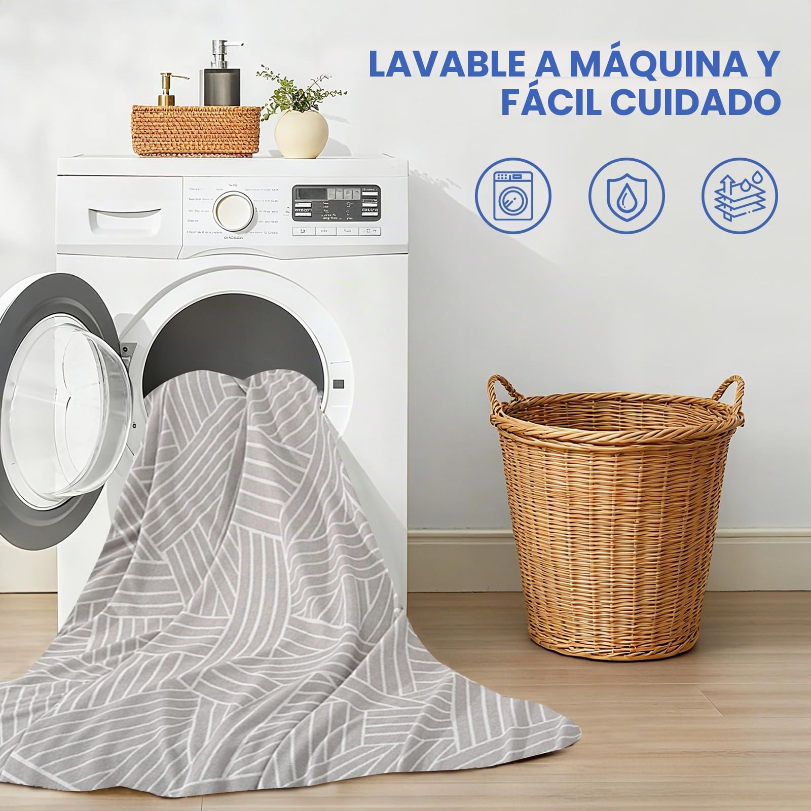 Ystyle Funda Sofa 4 Plazas, 200x380 CM, Cubre Sofa Antideslizante, Fundas para Sofa Antimanchas, Manta Cubre Sofa Grande, Protector De Sofa AntiarañAzos Gatos Perros, Sofa Cover, Gris Claro