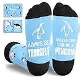 Animal Gifts for Women Men - Jellyfish Turtle Socks Penguin Shark Gifts for Teens