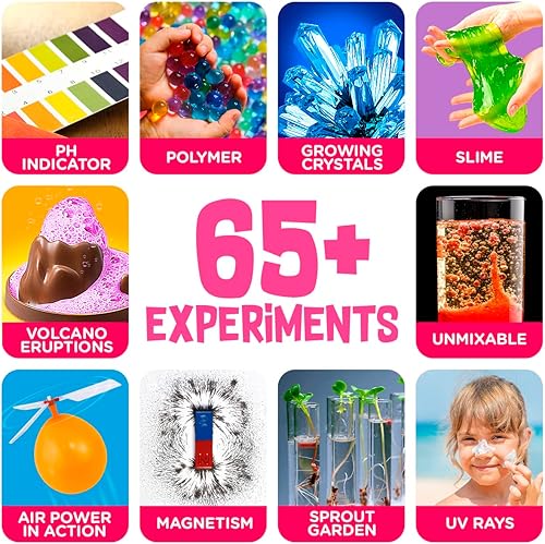 Miniatura 2 de Juego de ciencia para niños con más de 60 experimentos DVD y manual de instrucciones idioma español no garantizado 55 piezas actividades científicas
