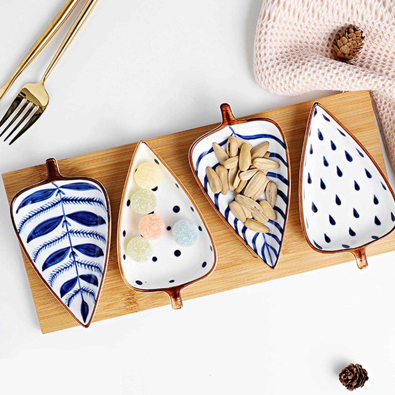 Selamica Ceramic Dipping Bowls Small Dip Bowl 3 Inch Soy Sauce Dish Set, 2.7 Oz Mini Bowl For Side Dish, Appetizers, Shi, BBQ, Set Of 6, Vintage Blue | SHEIN A