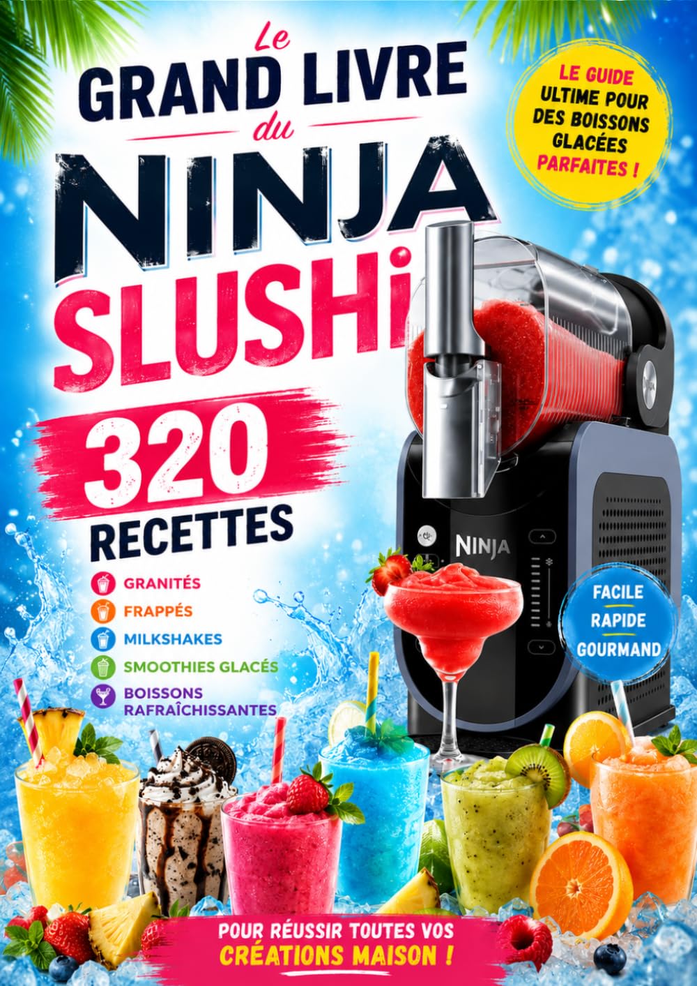 Le Grand Livre du Ninja SLUSHi : 320 recettes de granités, frappés, milkshakes, smoothies glacés et boissons maison rafraîchissantes