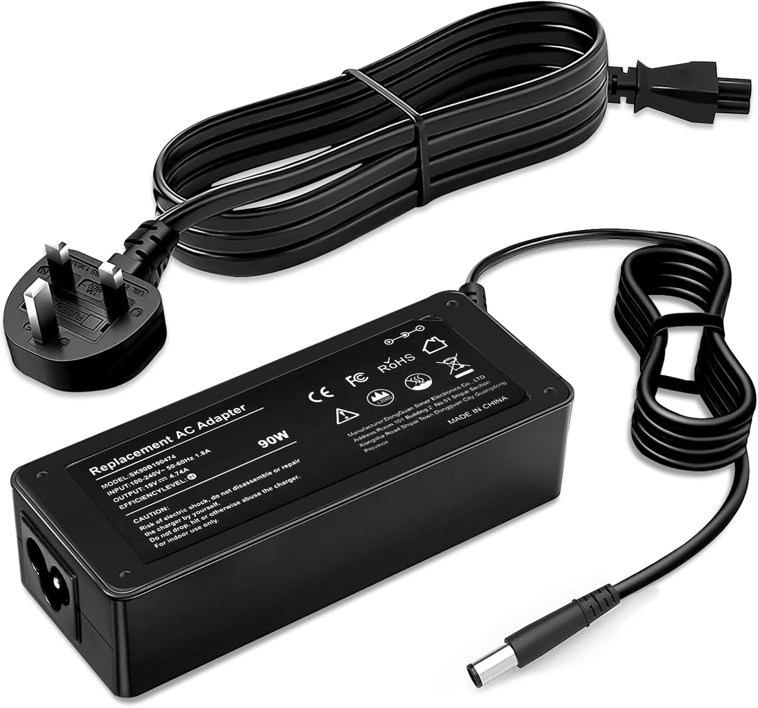 90W 65W Adapter Laptop Charger for Hp Elitebook 8460p 8470p 8440p 8560p