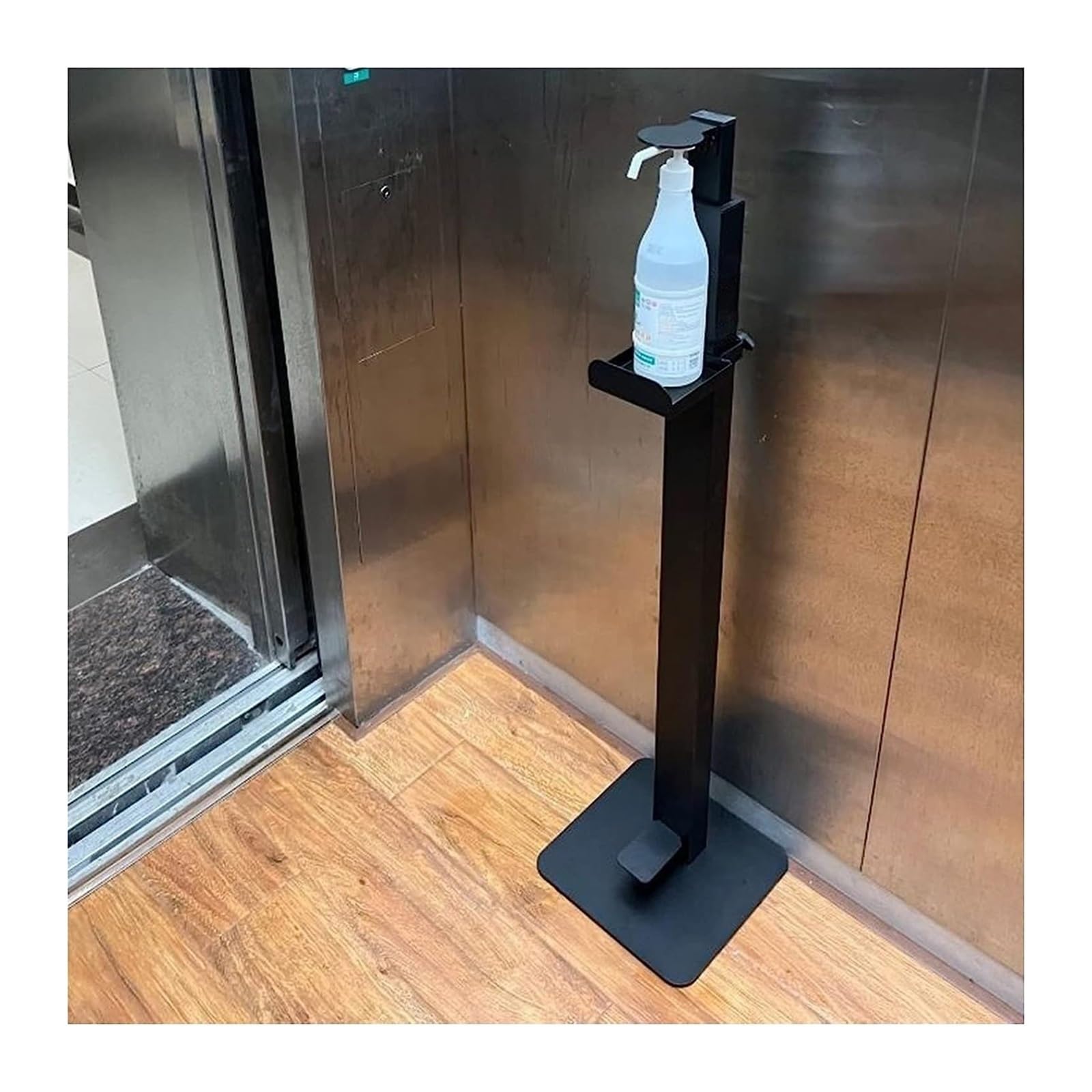 Dispenser gel disinfettante mani Porta D'ingresso Supporto Da Terra Per Disinfettante Per Mani, Portatile Senza Contatto Distributore Di Sapone Schiumoso Stazione Igienizzante, Per Casa Ospedale Negoz