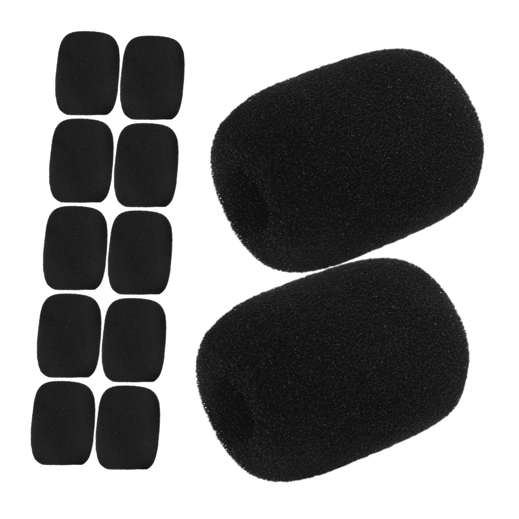 Bonnette en Mousse pour Micro Mini, Lot de 50, Noir