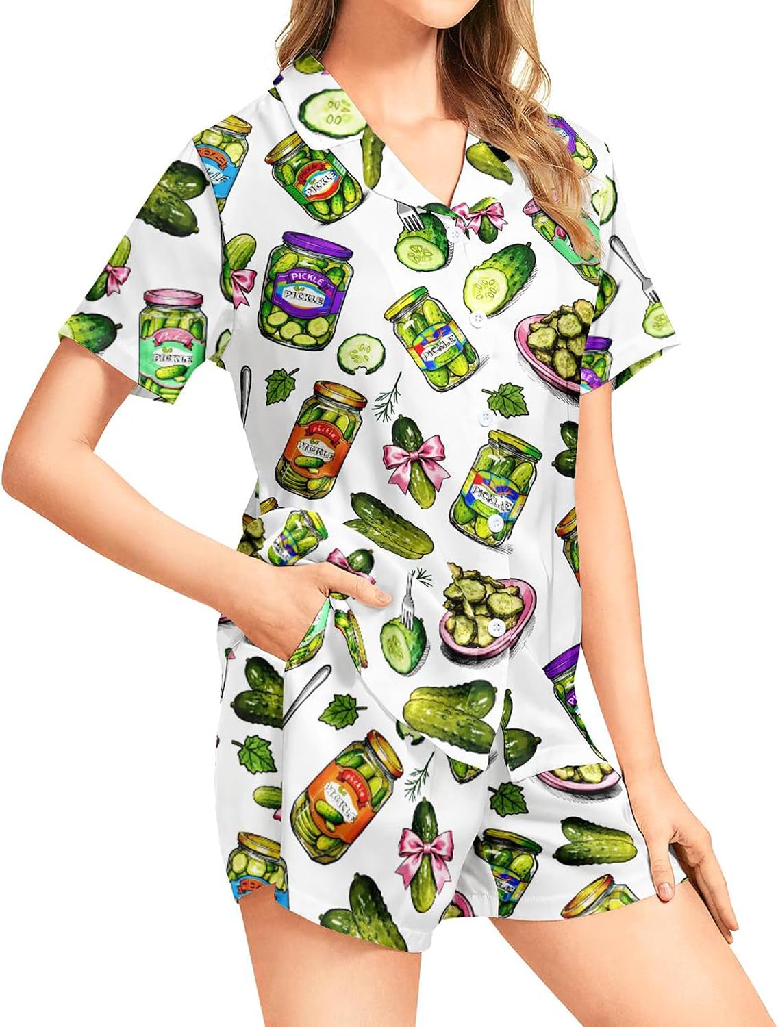 LARSD Womens Pajama Sets Satin Silk Pajamas Sets 2 Piece Button Up Pajamas Pj Set Sleepwear image 3