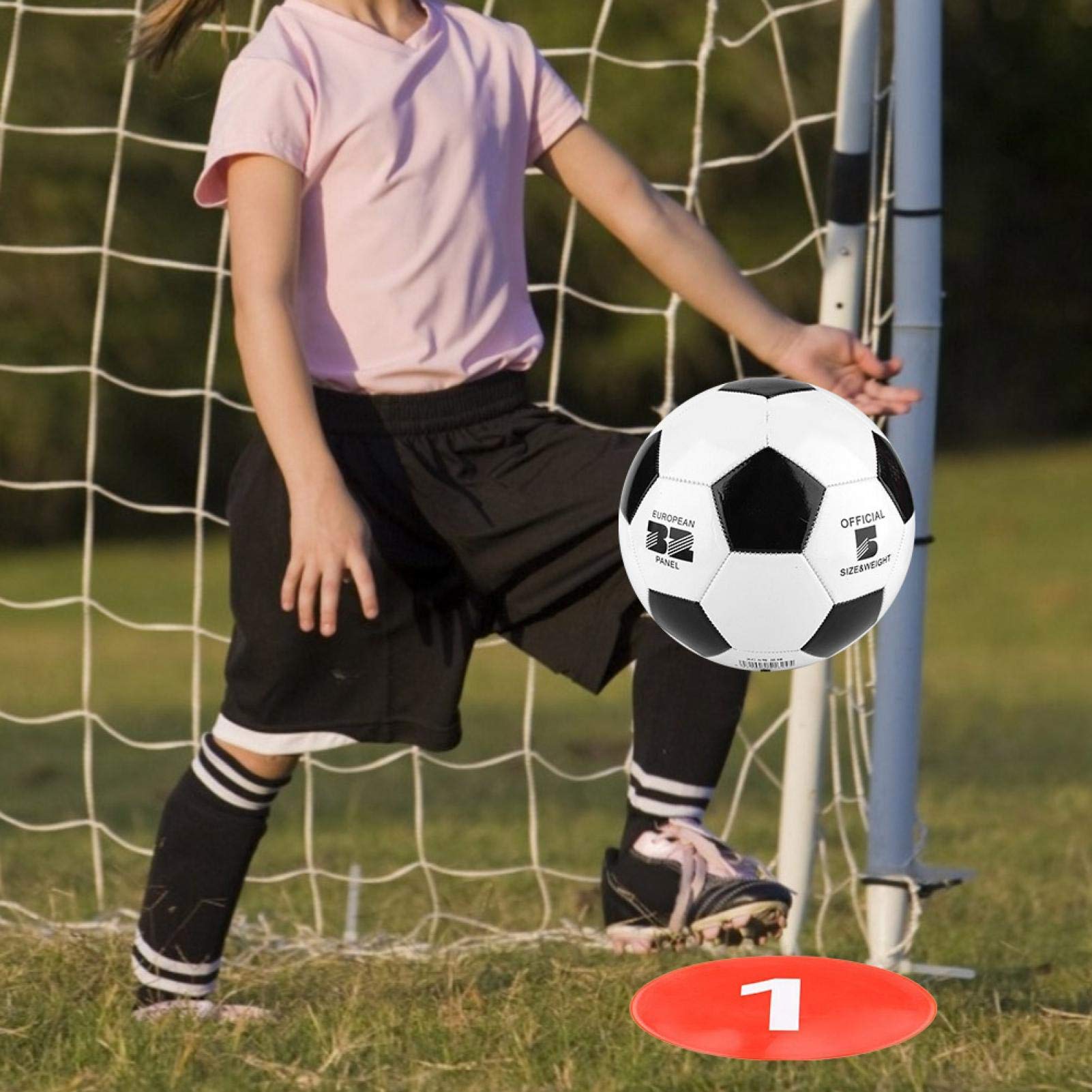 Amazon | 10個のサッカートレーニングマーカー、サークルランドマーク