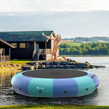 Goplus Inflatable Water Trampoline: The Ultimate Way to Bounce into Summer Fun