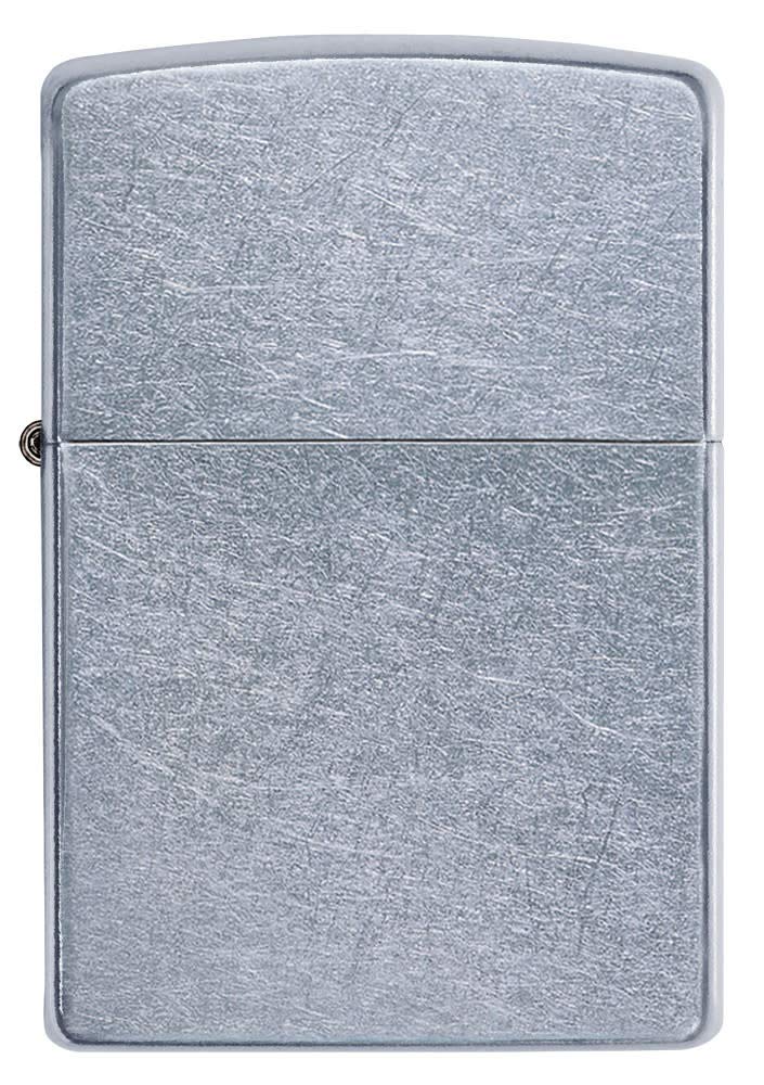 Zippo Encendedor a Prueba de Viento - Street Chrome - Recargable - Estuche de Regalo - Metal - Hecho en EEUU