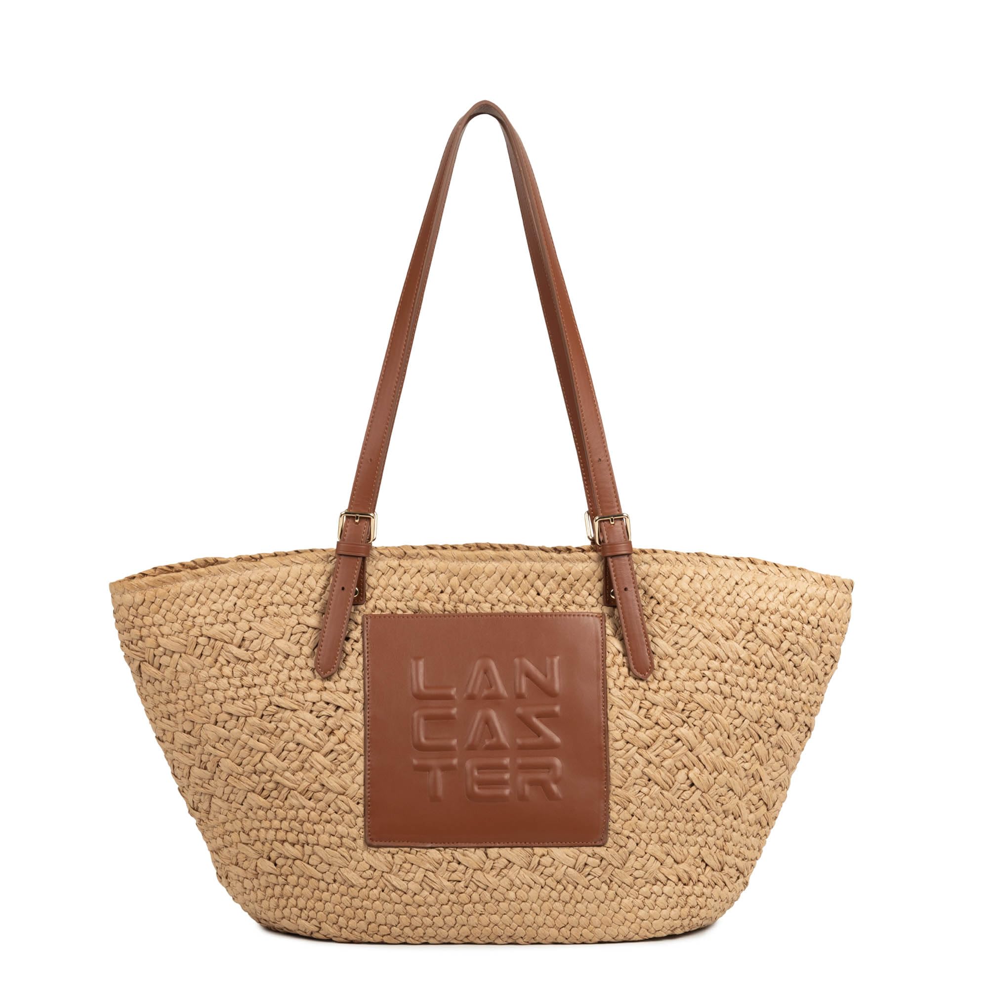 Grand sac cabas épaule Lancaster Le panier tressé chic - 5