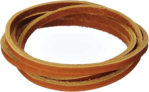 Miniatura 3 de Silver Creek Leather Co Realeather Latigo - Cordón de cuero para manualidades y fabricación de joyas, 18 pulgadas x 50 pies, Cheiftan