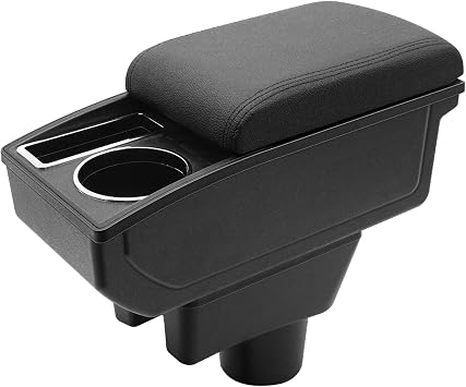 YJYWZH Armrest Box for Mitsubishi Mirage 2014-2024 Accessories Black Thread