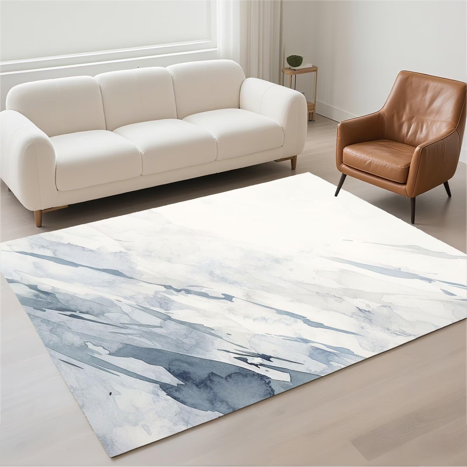 Tapis de couloir lavable et doux pour une entrée chaleureuse et un salon moderne 80x150cm