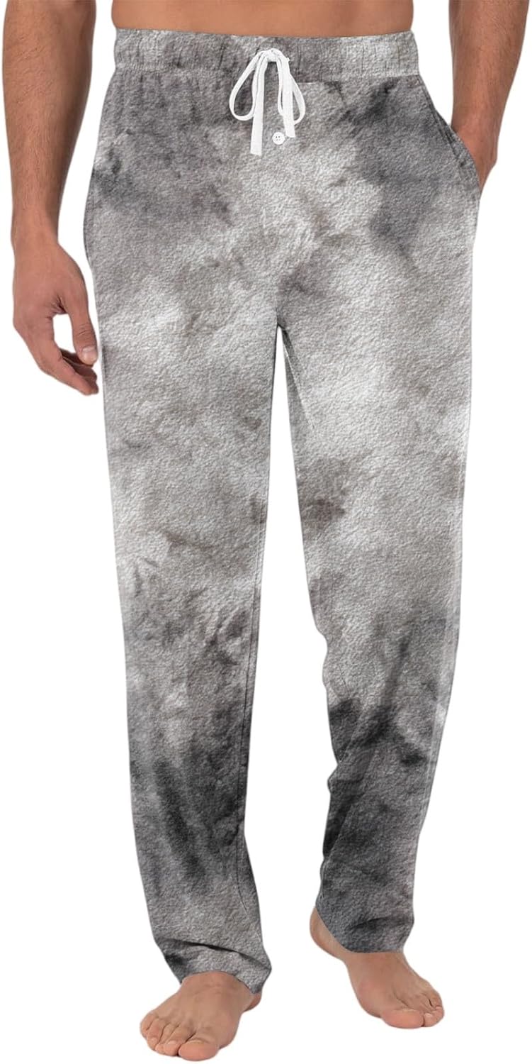 Men's Pants Cotton Pajama Lightweight Soft Lounge With Pockets Sleep Pj Bottoms Men, M-3XL